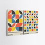 Wallity Cuadros Decorativos de Lienzo Multicolor 50 x 70 cm (2 Piezas)